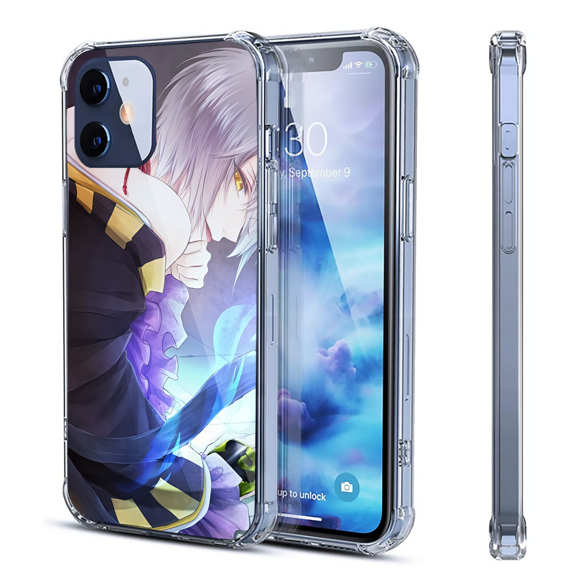 （画像用） 刀剣乱舞 Touken Ranbu 【iPhone 12シリーズ対応】透明スマホケース（クリアソフトケース）
